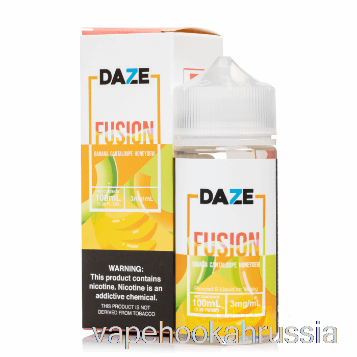 сок для вейпа банановая дыня дыня - 7 Daze Fusion - 100 мл 6 мг